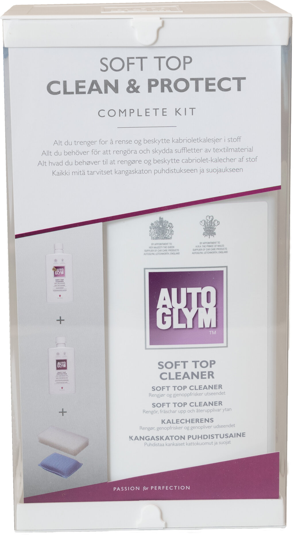 Autoglym Soft Top Clean & Protect Kit Rens og beskyttelse til cabriolet