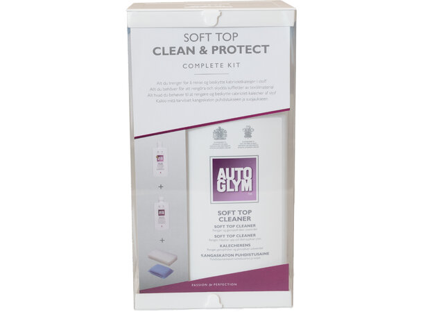 Autoglym Soft Top Clean & Protect Kit for Cabriolet Topp