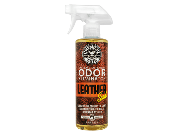 Chemical Guys Odor Eliminator Leather Scent, fjerner vond lunkt, 473ml
