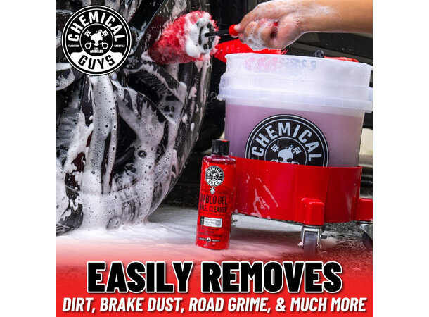 Chemical Guys Wheel Clean & Tire Shine Vask felg og dekk + hent frem sorte dekk 