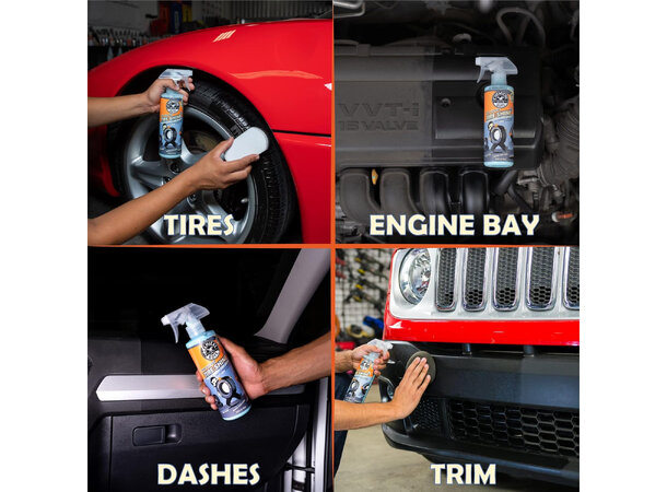 Chemical Guys Wheel Clean & Tire Shine Vask felg og dekk + hent frem sorte dekk 