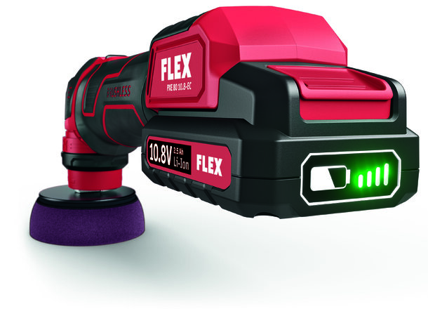 Flex PXE 80 10.8-EC/2,5 Set Rot/Eks 3/12mm utk. Ø30/75 400-5800 o/m