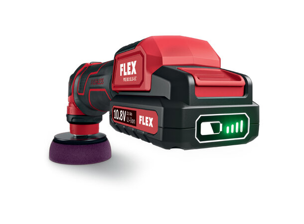 Flex PXE 80 10.8-EC Set - Poleringsmaskin for de trange plassene