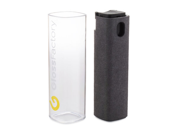 Gloss Factory Clear Vision Inside Mist Sprayer og klut i ett for skjermer 