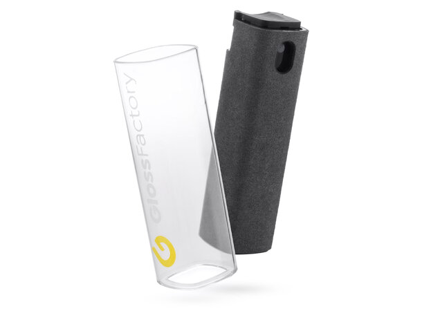 Gloss Factory Clear Vision Inside Mist Sprayer og klut i ett for skjermer 