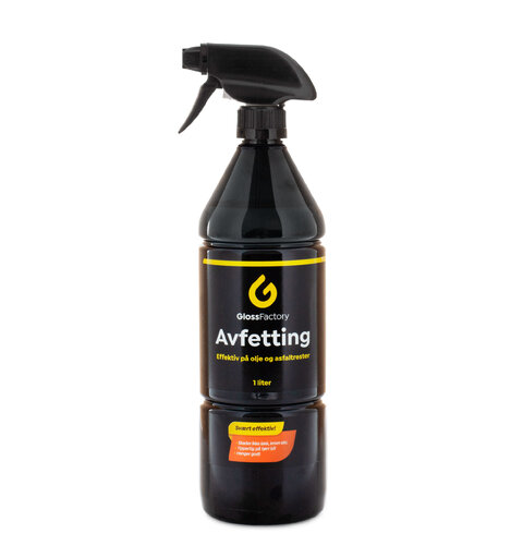 Gloss Factory Kaldavfetting Billig og effektiv petroliums-avfetting