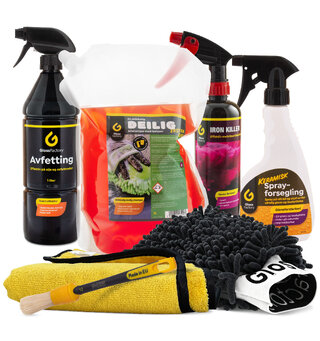 Gloss Factory Komplett Bilvask Alt du trenger for en god bilvask