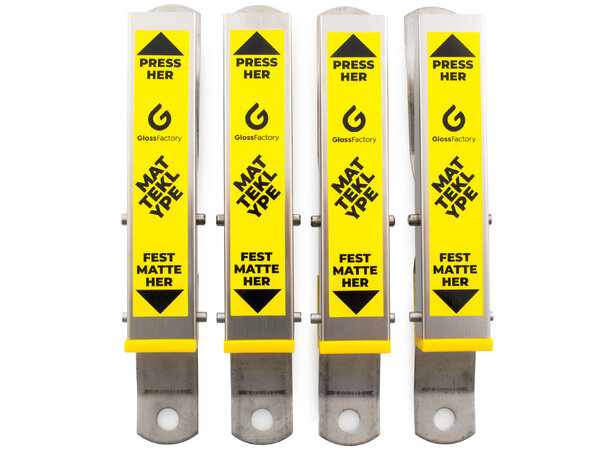 Gloss Factory Matteklype – Rustfritt stål for bilgulvmatter