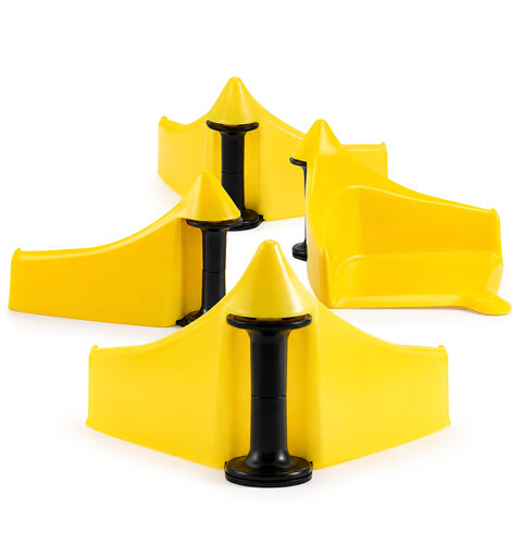 Gloss Factory Slangespor 4pk. Roller Guide - Hindrer fastklemt slange.