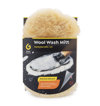 Gloss Factory Wool Wash Mitt Eksklusiv og skånsom vaskehanske i ull