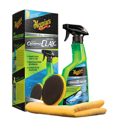 Meguiar’s Hybrid Ceramic Quik Clay kit Et sett med sm&#248;remiddel og Clay