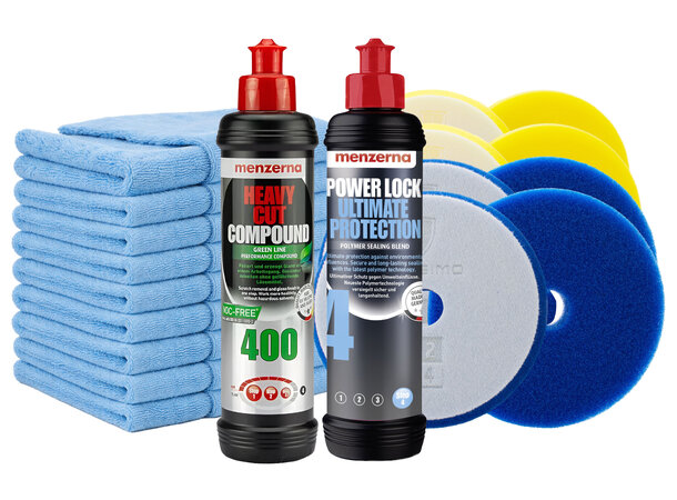Menzerna Startpakke Polering 130 mm Komplett poleringskit for maskin 