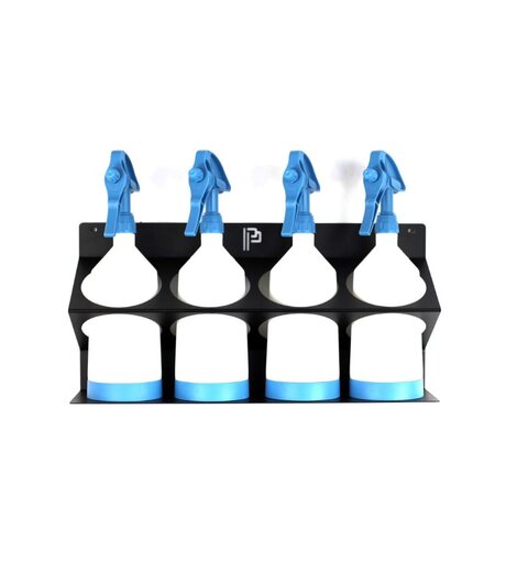 Poka Premium flaskeholder, 4 x 1500 ml 1,5 mm galvanisert st&#229;l, pulverlakkert