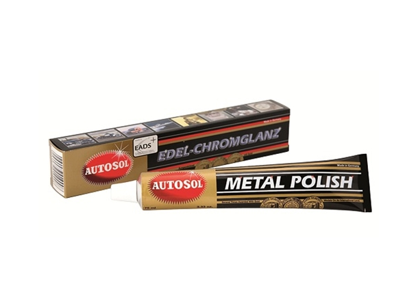 Autosol Metalpolish tube 75ml Fjerner oksidering og polerer opp 