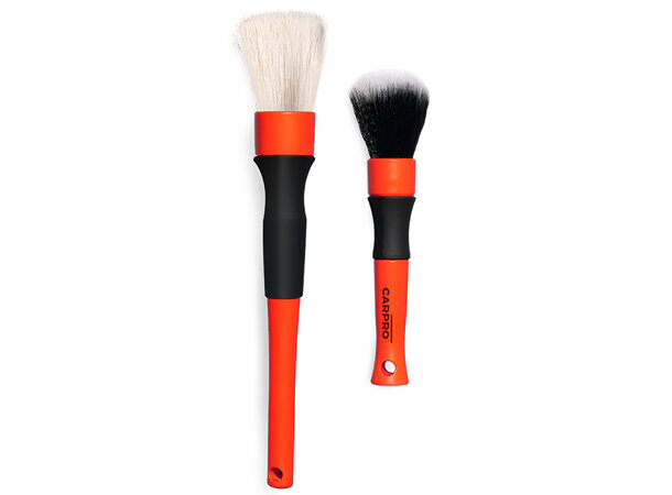 CarPro Detailing Brush Set - 2 stk kjemiresistente detailer-børster