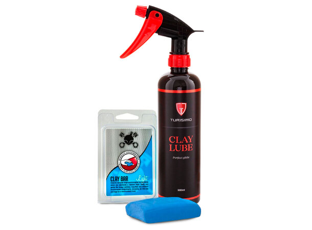 Chemical Guys Clay Bar & Clay Luber Kit Light Duty Claybar Kit