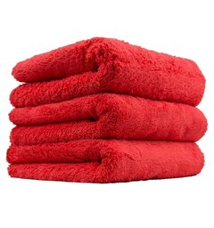 Chemical Guys Happy Ending Ultra Plush 3-pk. Mikrofiberkluter, r&#248;d