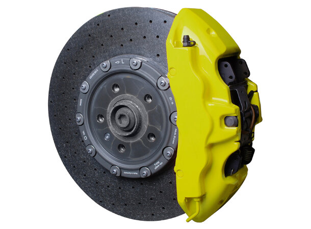 Foliatec Brake Caliper Lacquer Set NEON YELLOW, 4 components 