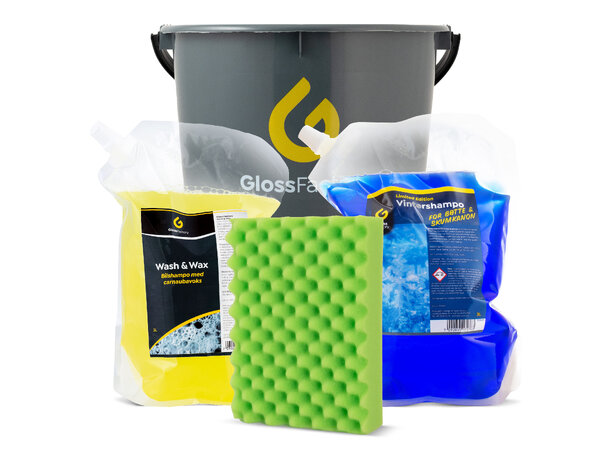 Gloss Factory Vaskepakke uten skumkanon Vaskepakke for de som har skumkanon 