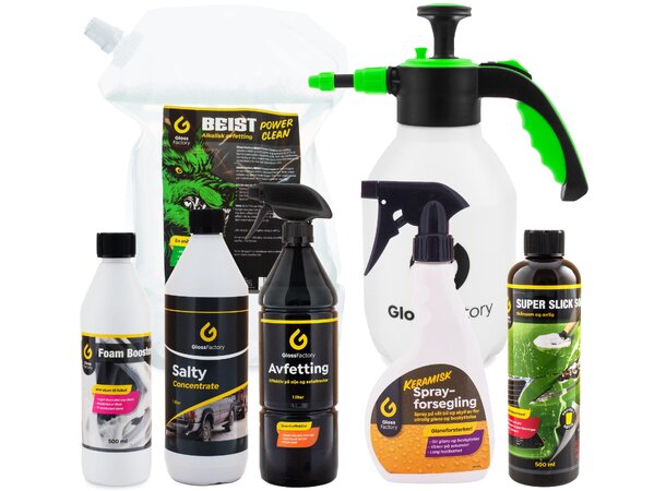 Komplett høstvask skumpakke Vask bort organisk skit, beskytt lakken! 