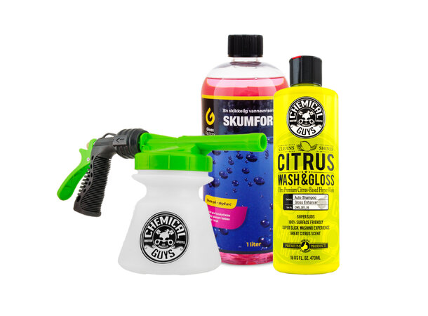 Lavtrykk Skumvaskpakke Skumvask for deg uten høytrykk 