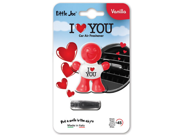 Little Joe® I Love you Vanilla Luftfrisker med lukt av Vanilla 