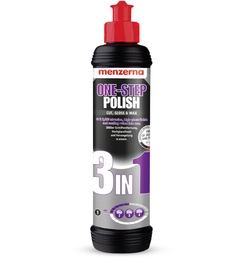Menzerna One-Step Polish 3 in 1 Polish Medium Cut m/voks, 250ml