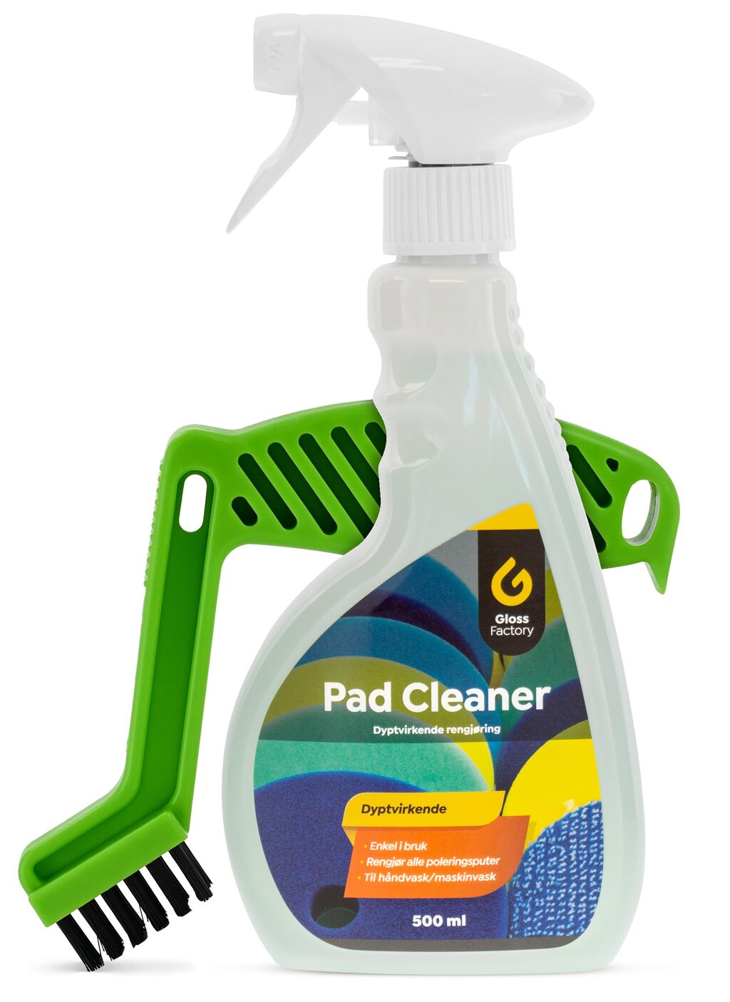 Power Pad Cleaner Pad Cleaner Kit Rens og vask av poleringsputer - Garasjetid