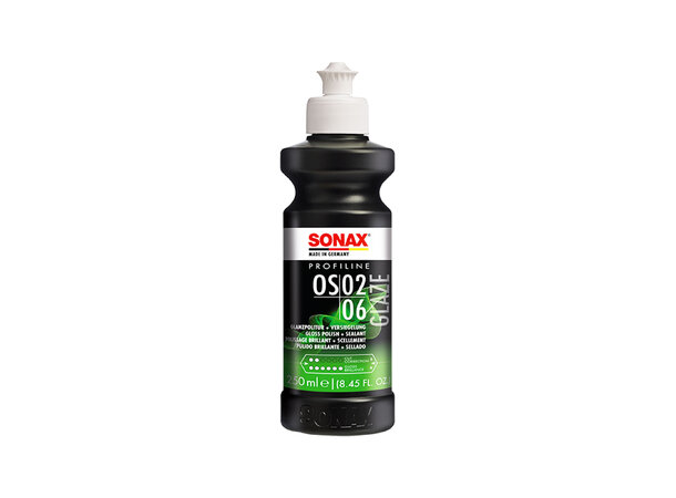 SONAX Profiline Glaze OS 02-06 250ml, poleringsmiddel med glans 