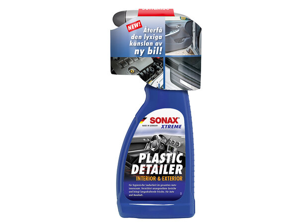 Sonax Xtreme Plastic Detailer Rengjør og beskytter all plast, 500 ml.