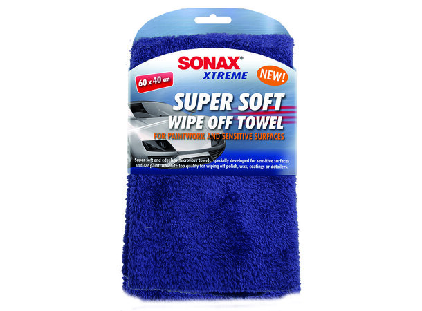 Sonax Xtreme Super Soft Wipe Off  Towel Supermyk mikrofiberklut, 60x40 cm. 