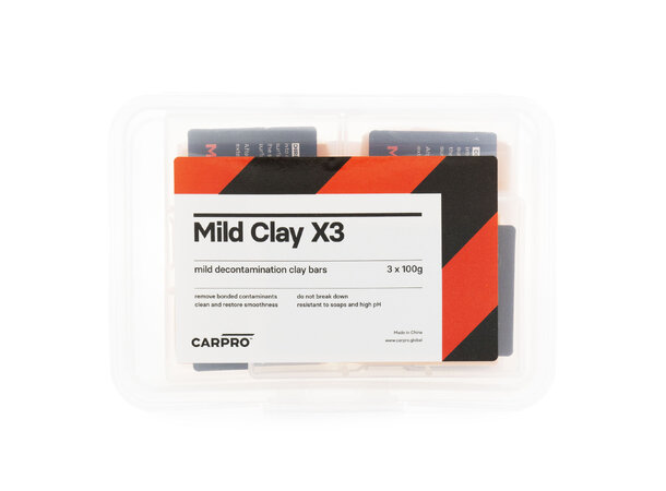 CarPro 3 Clays Claybar Set - 3 stk claybar i forskjellig grad (100g)