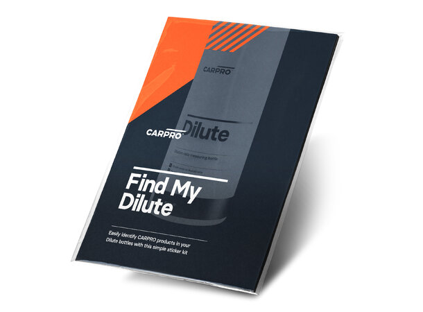 CarPro Dilute Sticker Set - 72 stk klistremerker for blandeflaske