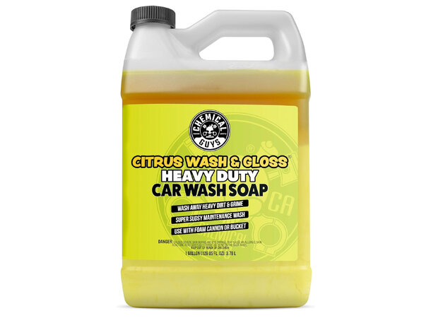 Chemical Guys Citrus Wash & Gloss Sitrusbasert bilshammpoo med glans, 3,7L 