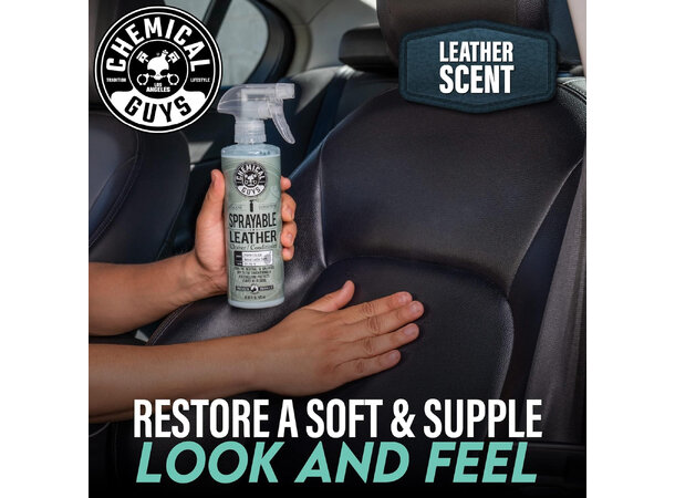 Chemical Guys Sprayable Leather Renser og beskytter skinn, 473ml 
