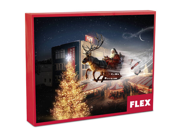 FLEX Juleskalender 2025 Med 4v. batteridrevet skrutrekker 