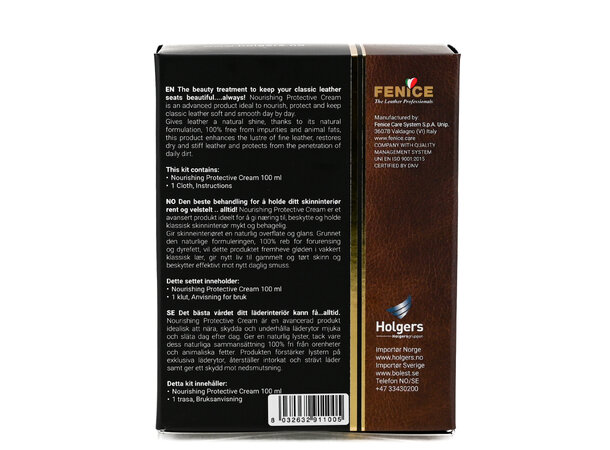 Fenice Gold Protection Cream Beskyttelse for eldre og klassisk skinn 