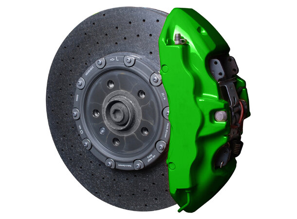 Foliatec Brake Caliper Lacquer Set Power green, 3 components 