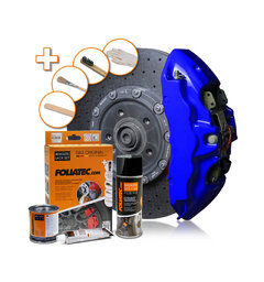 Foliatec Brake Caliper Lacquer Set RS blue, 3 components