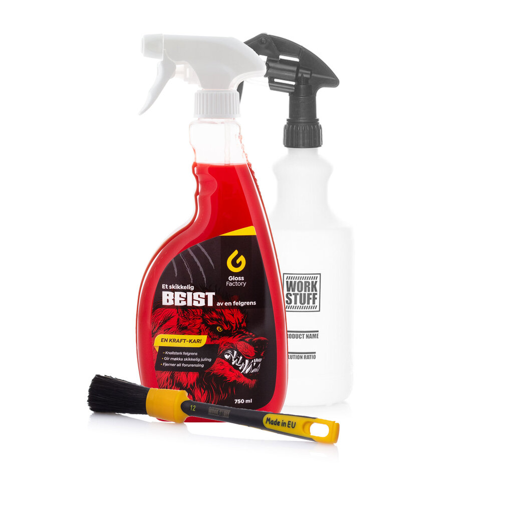 Beist Gloss Factory Beist Felgrens Basic Kit Kraftig felgrens som rydder opp ...