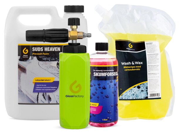 Gloss Factory Glansfull Skumvask Vask og beskytt med godt skum 
