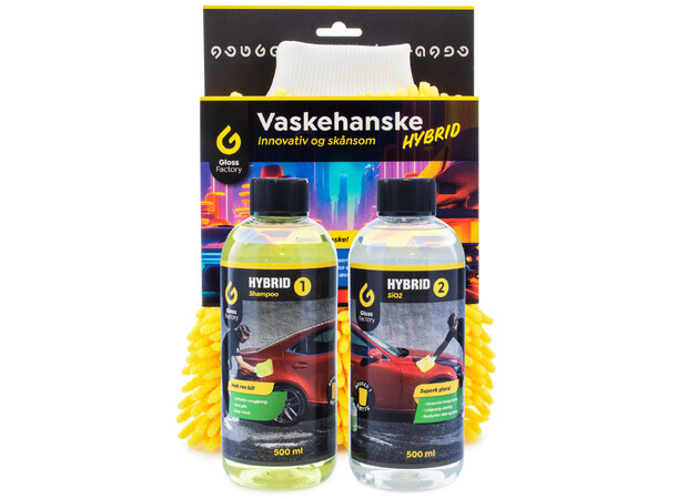 Gloss Factory Hybrid SiO2 Complete 2-komponent keramisk vaskesystem 