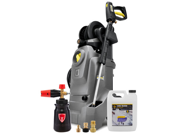Kärcher HD 4/10 Plus Complete Inkl. hurtigkoblinger, såpe og skumkanon 