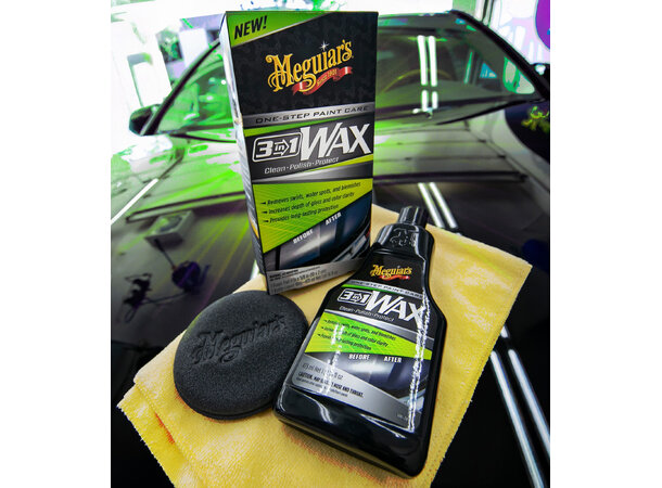 Meguiars 3-in-1 Wax - Rens, glans og beskyttelse