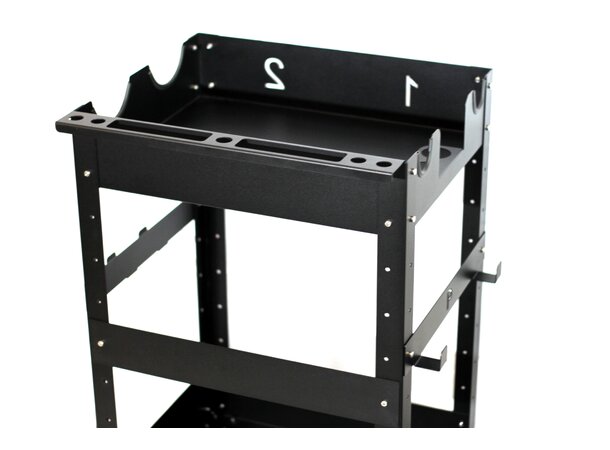 Poka Premium basic detailervogn Tralle med 2 hyller 