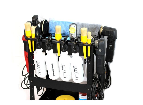 Poka Premium basic detailervogn Tralle med 2 hyller 