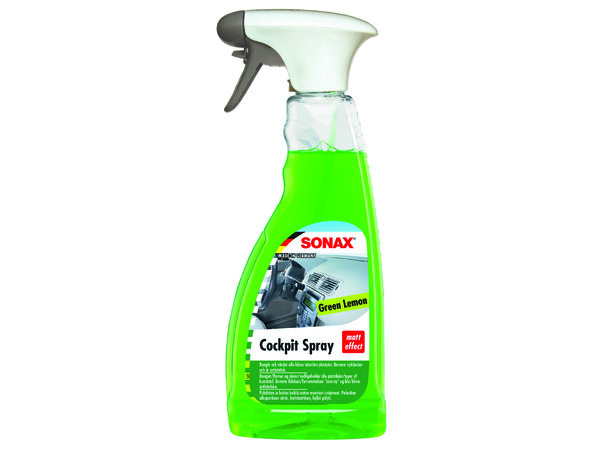 SONAX Cockpit Spray Green Lemon 500ml - Dashboard Renser | garasjetid