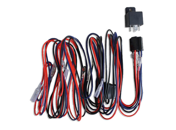 Strands Kabelsett for 3 fjernlys 12V Maks 3x 120W, 12V, 30A sikring, 40A relé 