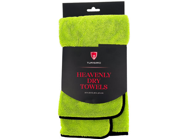 Turisimo Heavenly Dry Towels 2 stk, 50x50cm og 40x40cm håndkler 