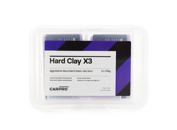 CarPro 3 Clays Claybar Set - 3 stk claybar i forskjellig grad (100g)